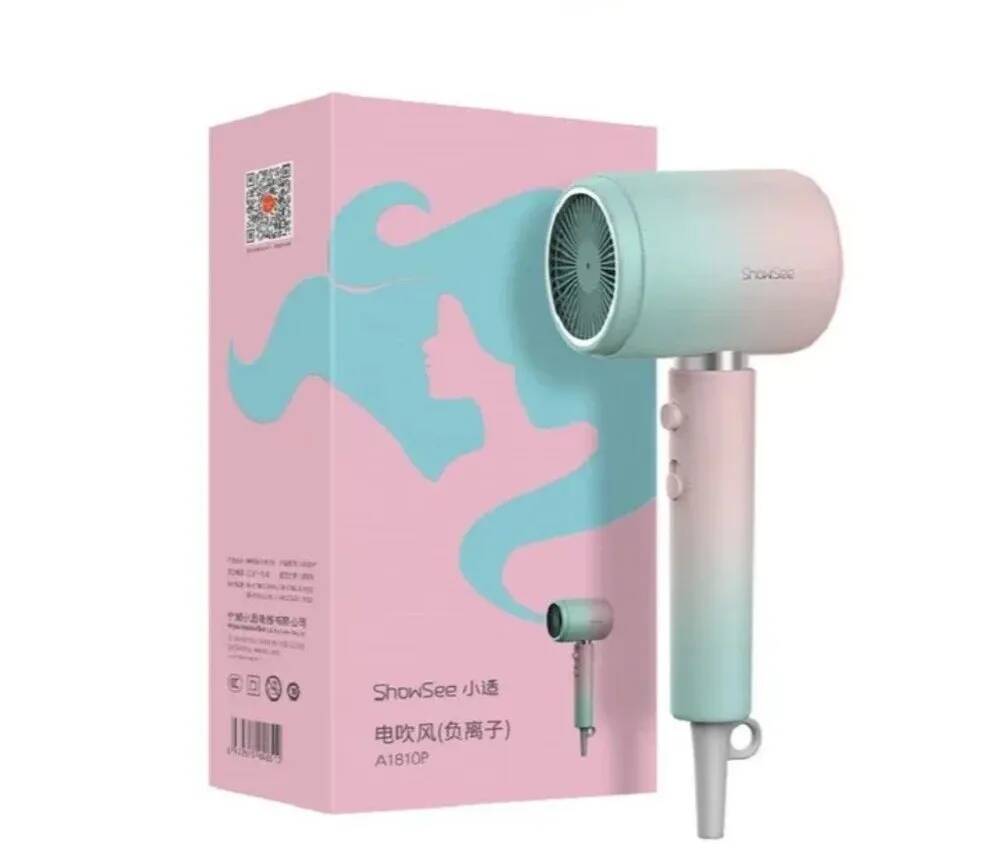 Фен Xiaomi Showsee Hair Dryer A1810P Tiffany (Бирюзовый)