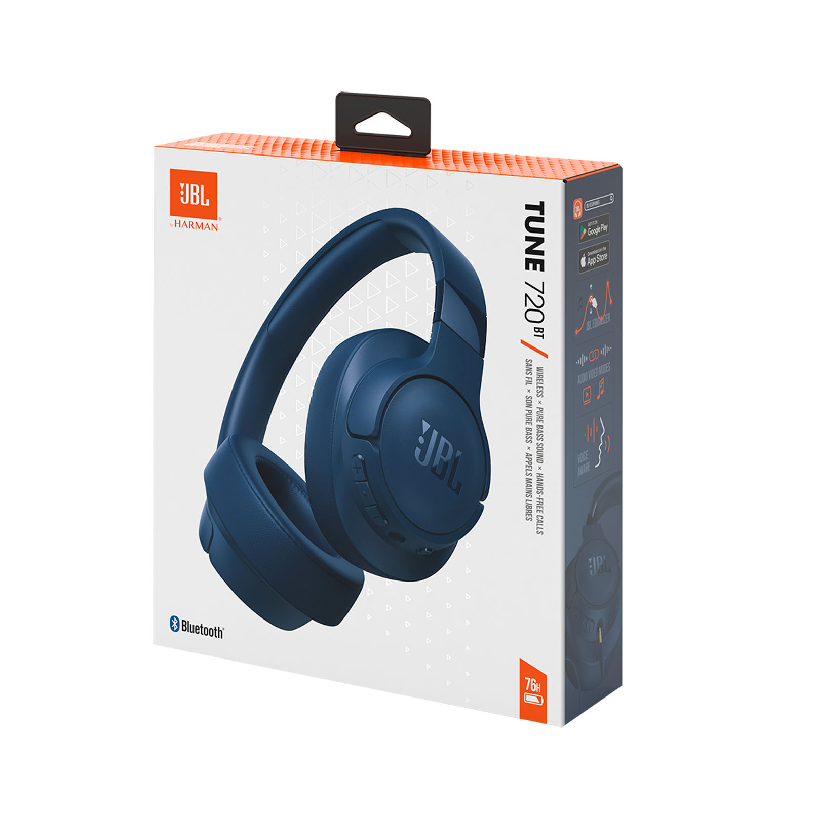 Беспроводные наушники JBL Tune 720BT Blue (Синий) Global Version Беспроводные наушники JBL Tune 720BT Blue (Синий) Global Version