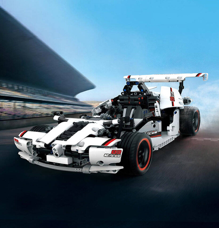 Конструктор электромеханический Xiaomi MITU Smart Building Blocks Road Racing (GLSC01IQI) White (Белый)