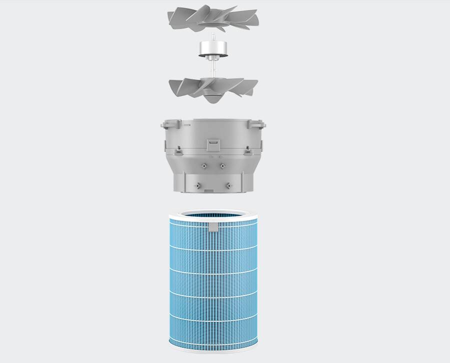 Фильтр для очистителя воздуха Xiaomi Air Purifier Formaldehyde Removal Plus Filter Cartridge M2R-FLP Blue (Синий)