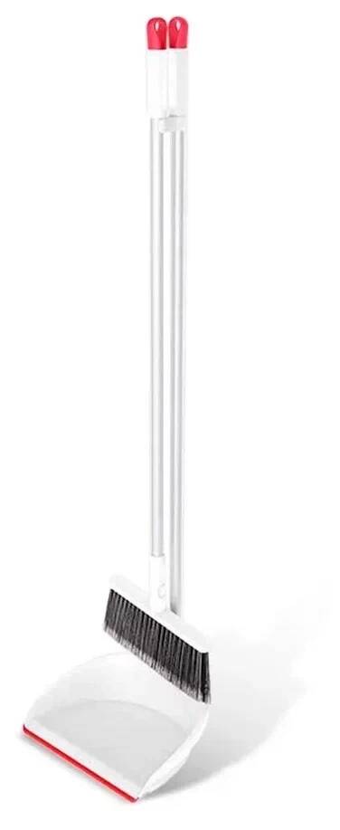 Набор совок и щетка для уборки Xiaomi Yijie Broom Dustpan Combination YZ-03 White (Белый)