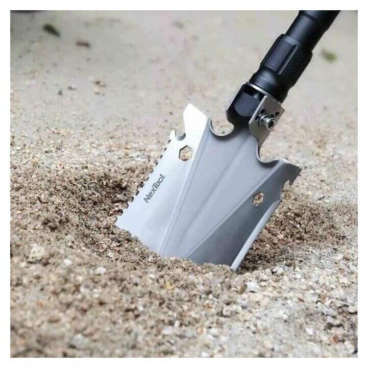 Лопата многофункциональная NexTool Shovel NE0114 (100 cm) Black (Черный)