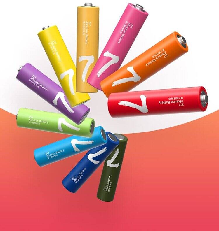 Батарейки ZMI Rainbow ZI7 тип AAA 24 шт. (цветные)
