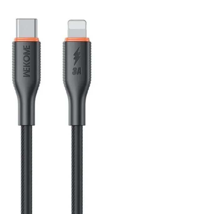 Кабель для мобильных устройств WEKOME Type-C to Apple Lightning 27W (WDC-92) Black (Черный) Кабель для мобильных устройств WEKOME Type-C to Apple Lightning 27W (WDC-92) Black (Черный)
