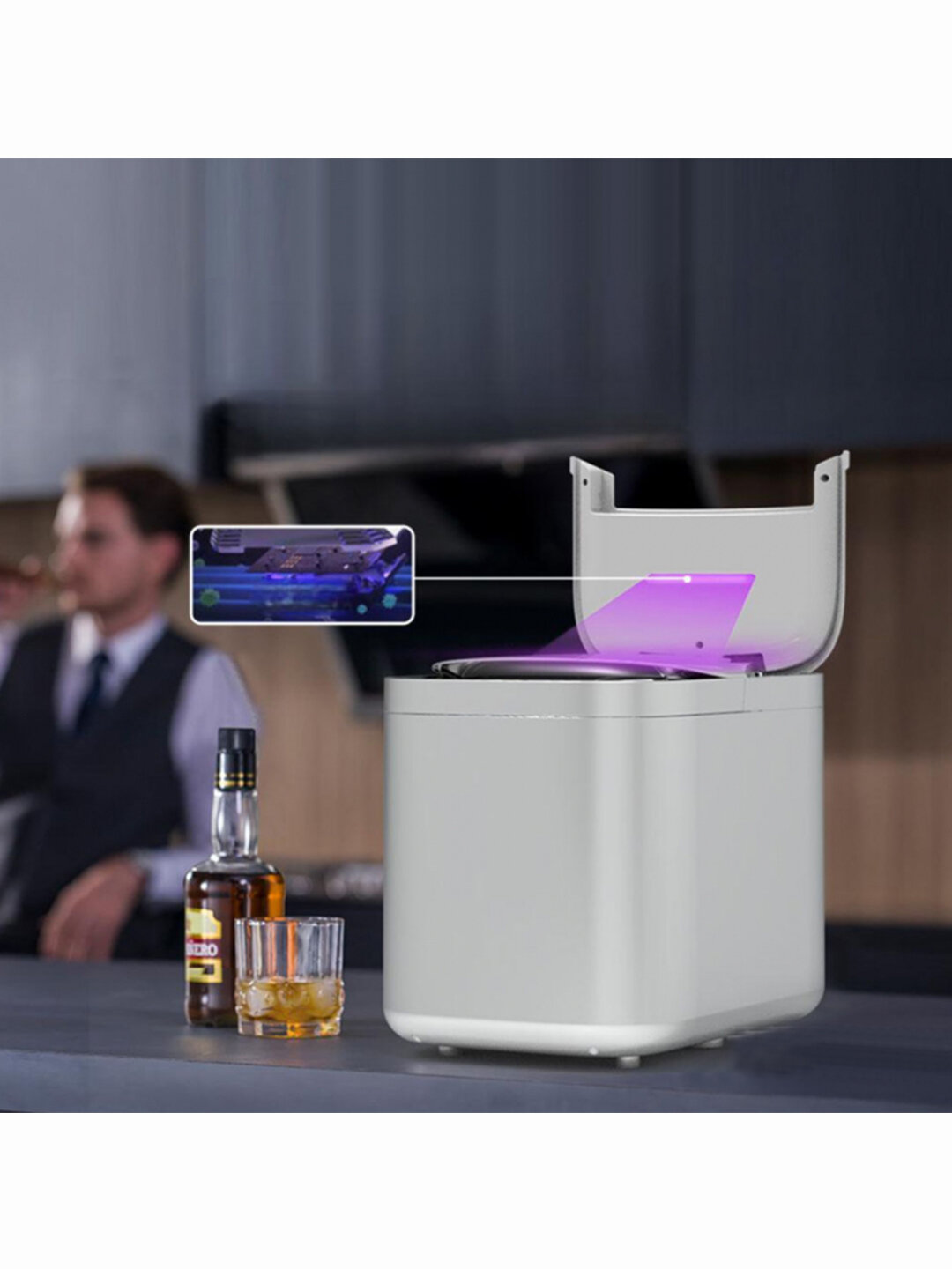 Автоматическая машина для изготовления круглого льда Xiaomi VINO Ice Machine Round Ice 15kg (VZB-15JA) White (Белый)