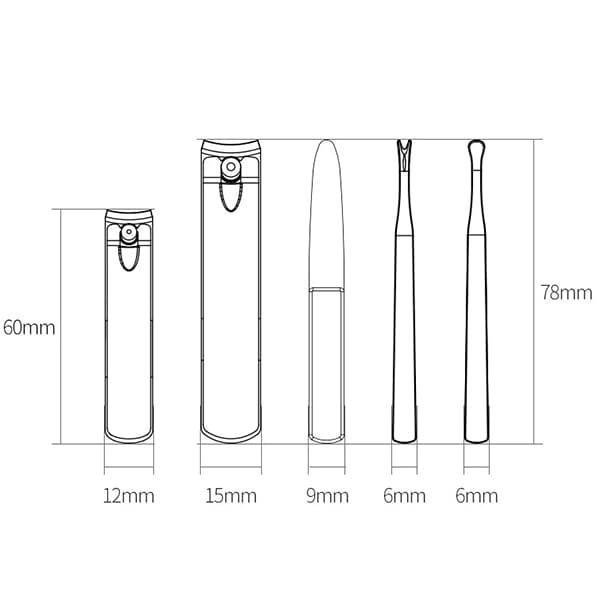 Маникюрный набор Xiaomi Nextool Nail Clipper Set (5 предметов) (MS20011) White (Белый)