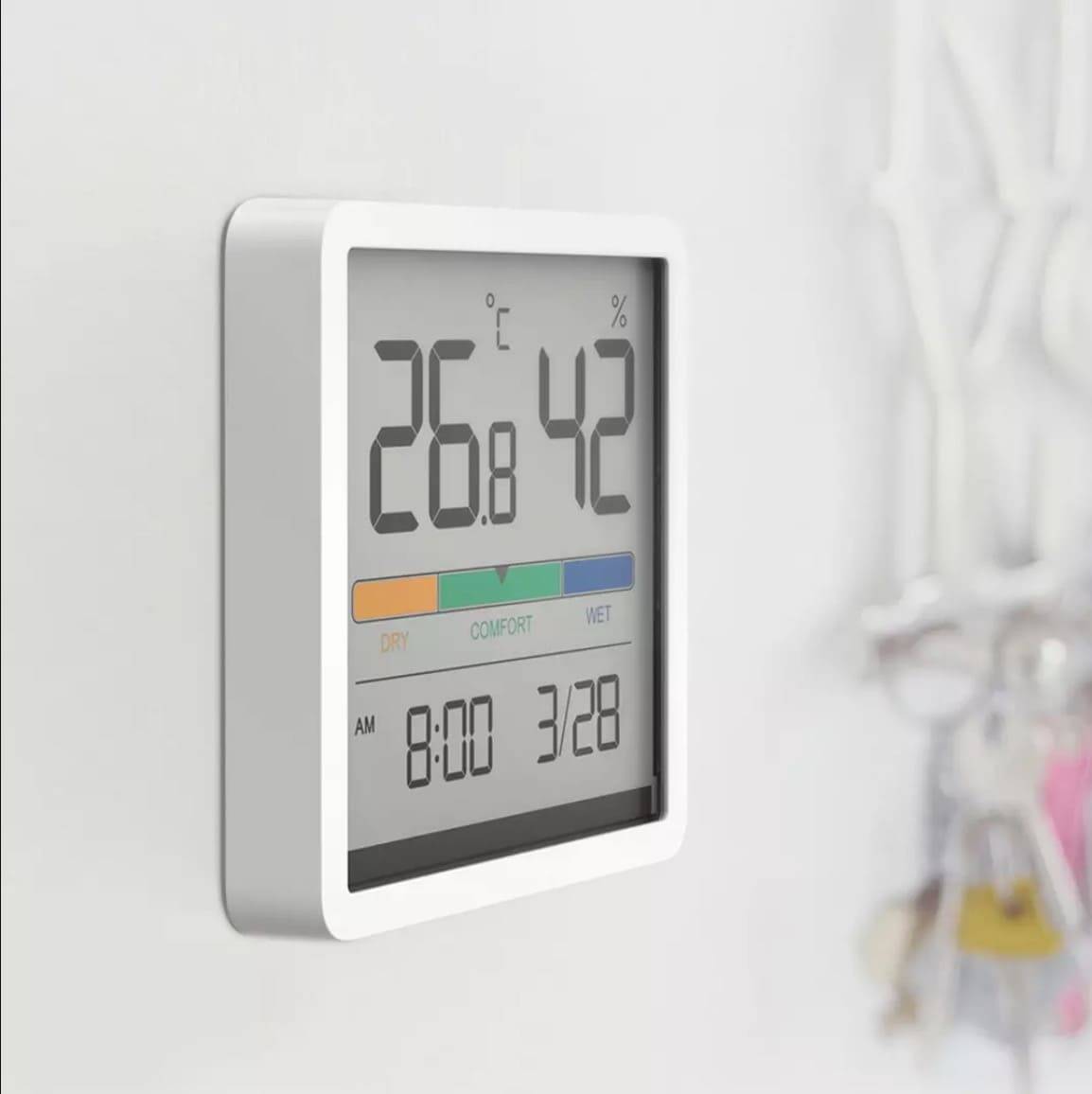 Метеостанция Xiaomi BEHEART Temperature and Humidity Clock Display W200 White (Белый)