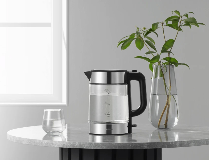 Электрочайник Xiaomi Mijia Electric Glass Kettle (BHR7423EU) Black (Черный)