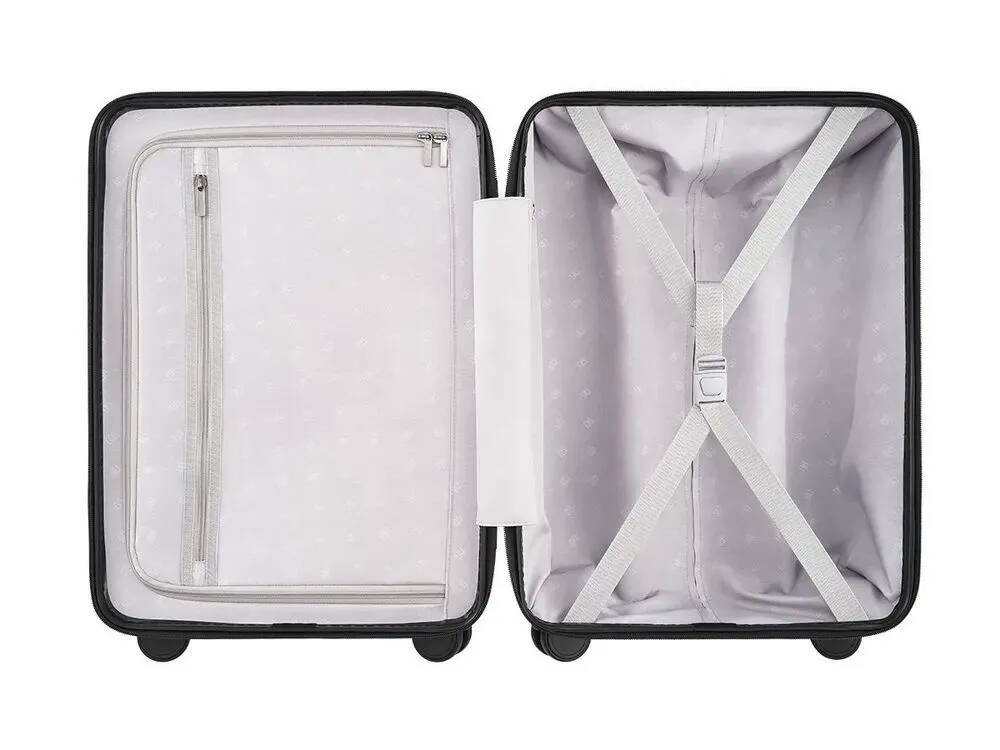 Чемодан 90 Points Seven Bar Suitcase 24" 65 л Black (Черный)
