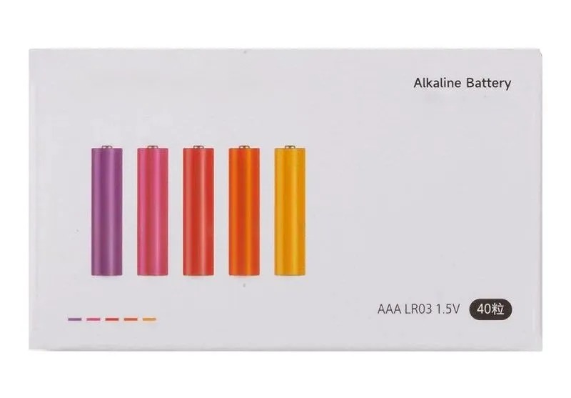 Батарейки Xiaomi CUKTECH LR03 тип AAA 40 шт. AA740 (цветные)