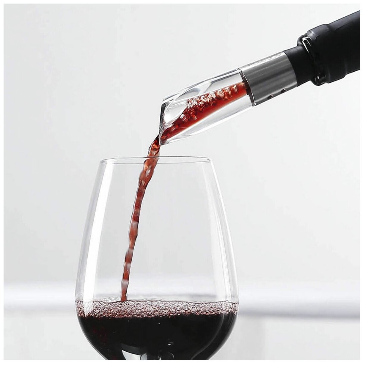 Аэратор для вина Circle Joy Wine Aerator & Pourer Black (Черный)