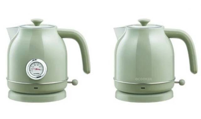 Электрочайник Qcooker Retro Electric Kettle (QS-1701) Green (Зеленый) Электрочайник Qcooker Retro Electric Kettle (QS-1701) Green (Зеленый)