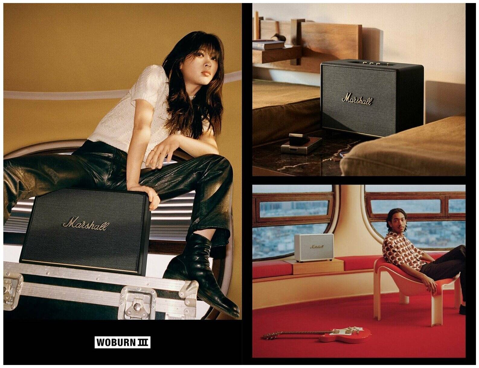 Колонка портативная Marshall Woburn 3 Black (Черный) Global Version