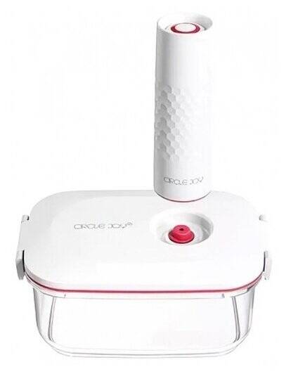 Вакуумный контейнер для продуктов Circle Joy 1.3L (CJ-VST01) White (Белый)