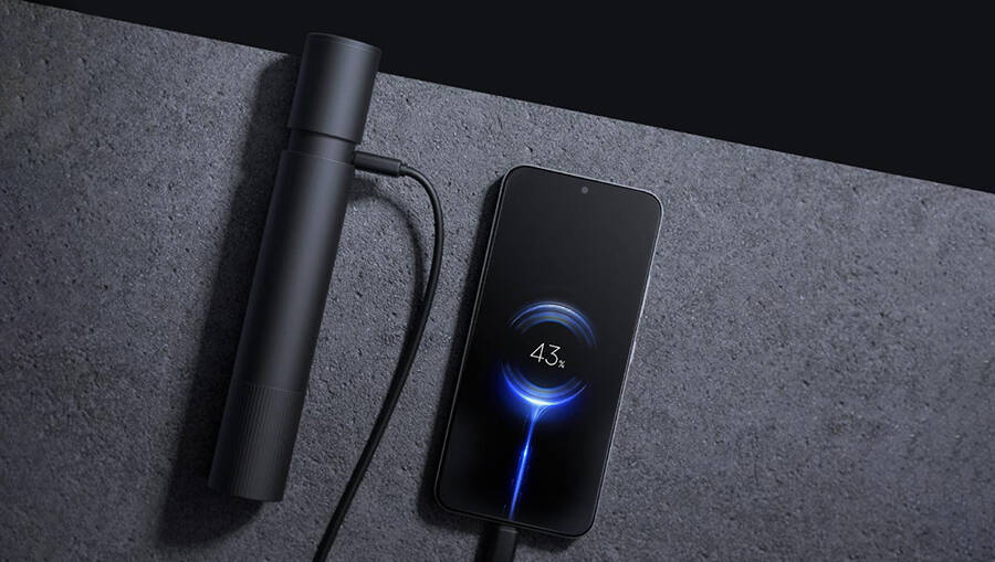 Фонарь Xiaomi Mijia Multifunctional Strong Light Flashlight (N613) Black (Черный)