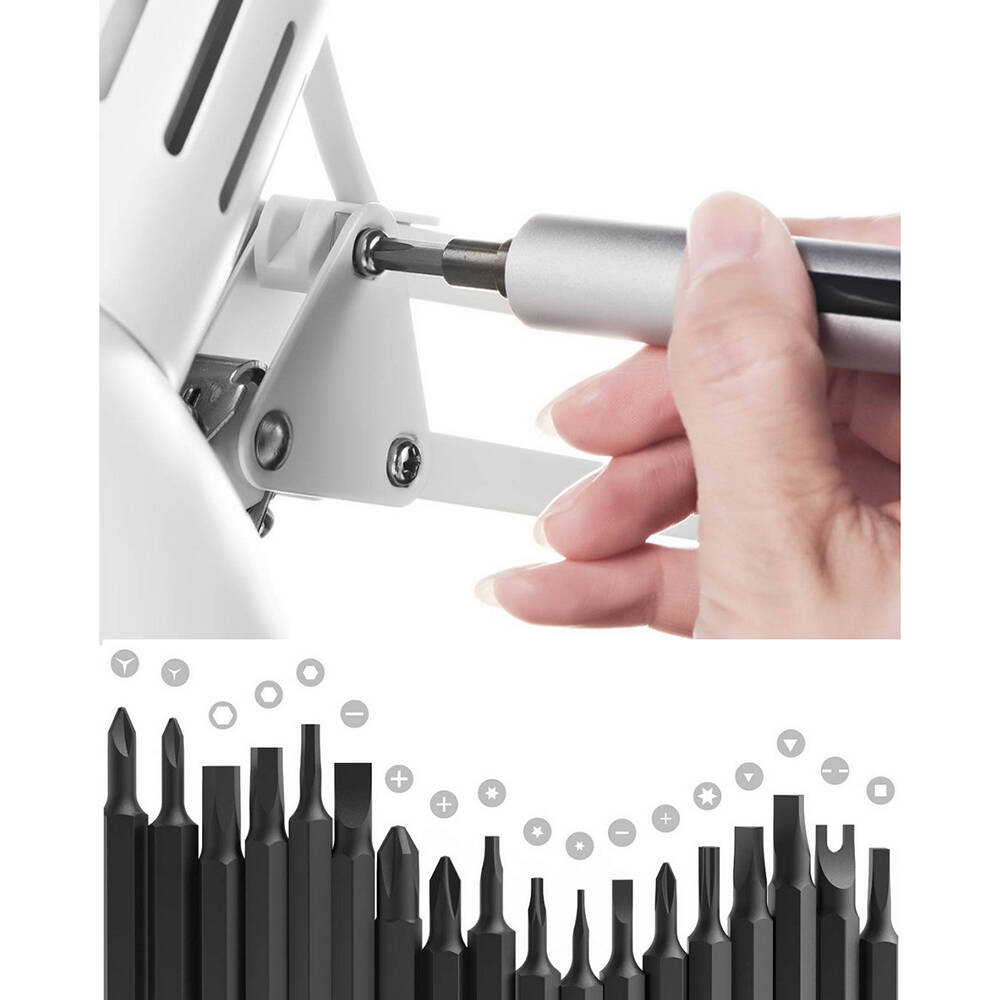 Аккумуляторная отвертка Wowstick 1P+ Silver (Серебристый)