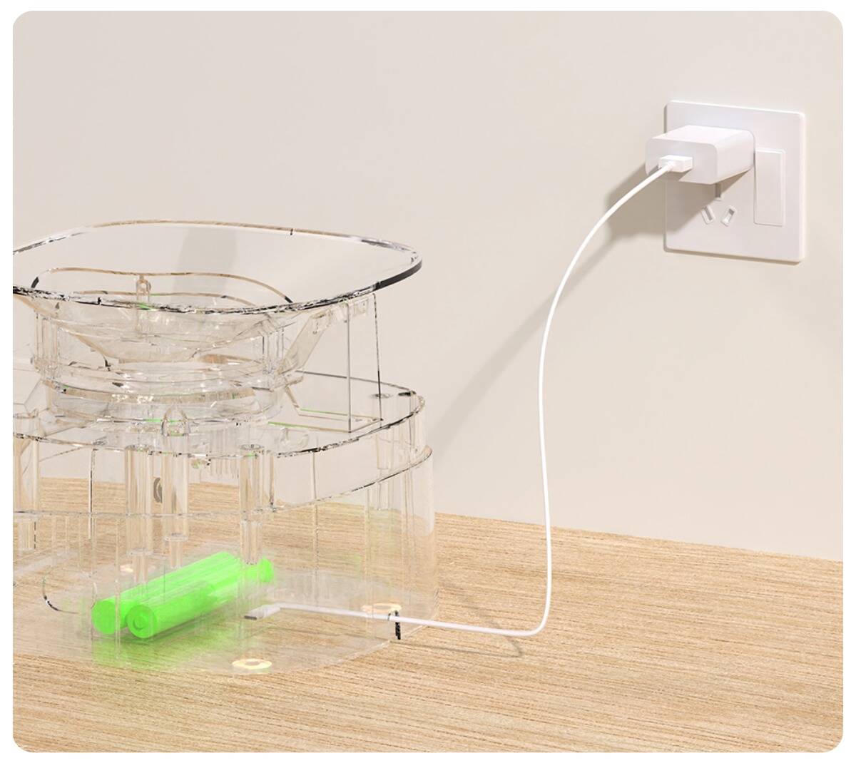 Автокормушка для животных Xiaomi Rojeco 4L Automatic Pet Feeder WIFI Version Double Bowl White (Белый)