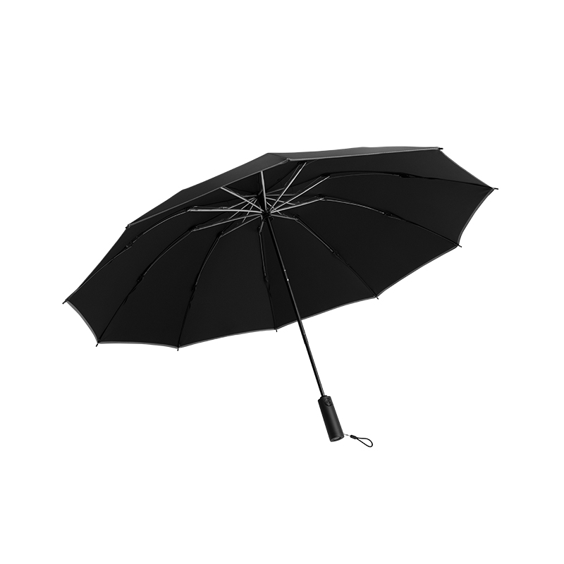 Зонт Xiaomi KongGu Reverse Ten Bone Automatic Lighting Umbrella Black (Черный) Зонт Xiaomi KongGu Reverse Ten Bone Automatic Lighting Umbrella Black (Черный)