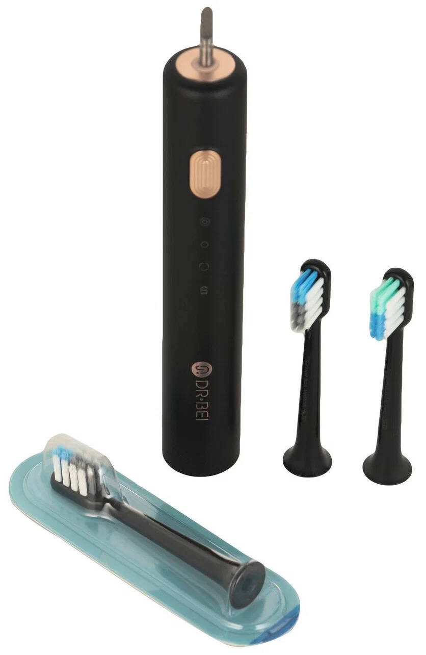 Электрическая зубная щетка DR.BEI Sonic Electric Toothbrush BY-V12 Black (Черный)
