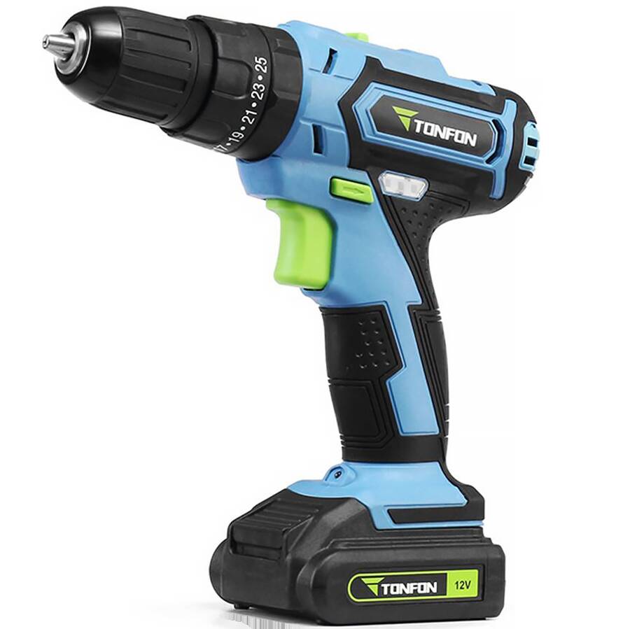 Шуруповерт Xiaomi Tonfon Impact Drill 12V Green (Зеленый)