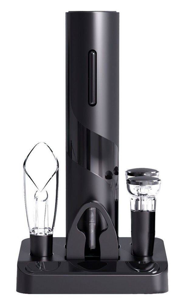 Винный набор 5 в 1 Circle Joy Electric Wine Opener Gift Set CJ-TZ08 Black (Черный) CN