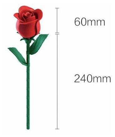Конструктор Xiaomi ONEBOT Artificial Rose (OBJFR104AIQI) Red (Красный)