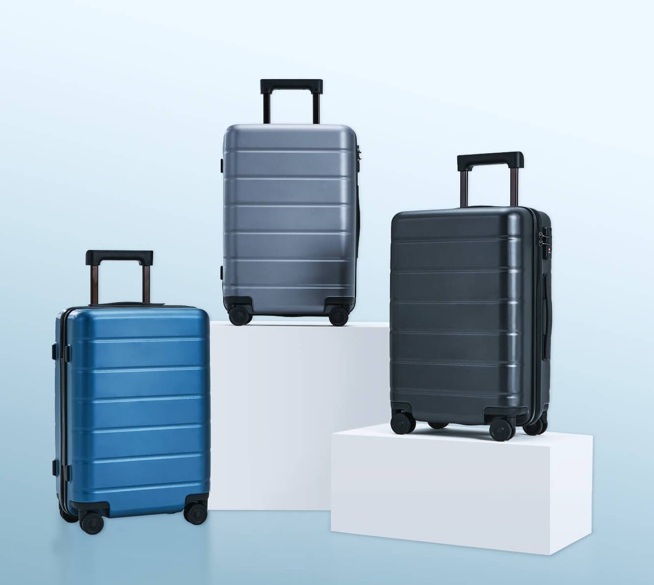 Чемодан Xiaomi Trolley 90 Points Suitcase 20" (LXX02RM) Black (Черный)