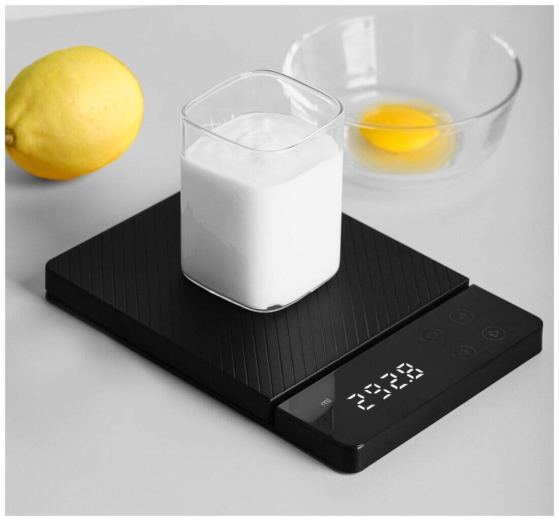 Кухонные весы Xiaomi Duka Electronic Kitchen Scale ES1 8kg Black (Черный)