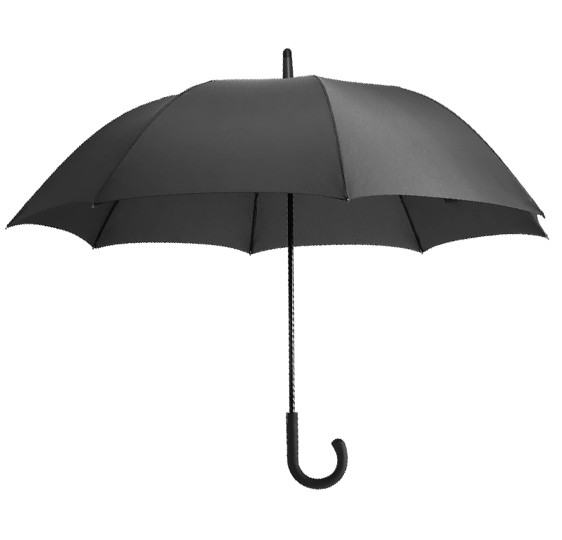 Зонт RiSETIME Straight Handle Automatic Umbrella Black (Черный) Зонт RiSETIME Straight Handle Automatic Umbrella Black (Черный)