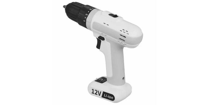 Аккумуляторная дрель-шуруповерт MarsWorker 12V Lithium Drill (MSID1202-02) White (Белый)