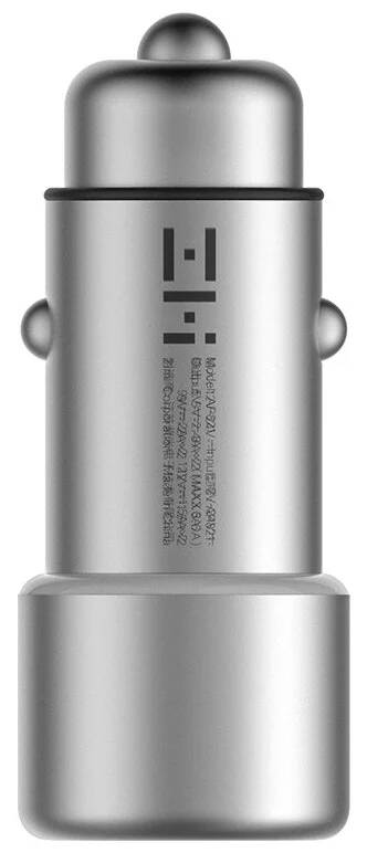 Автомобильное зарядное устройство ZMI (AP821) Silver (Серебристый)
