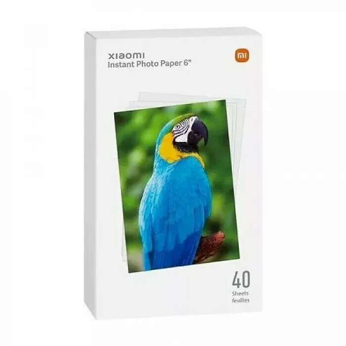 Бумага для фотопринтера Xiaomi Instant Photo Paper 6" (40 листов) SD20 White (Белый)