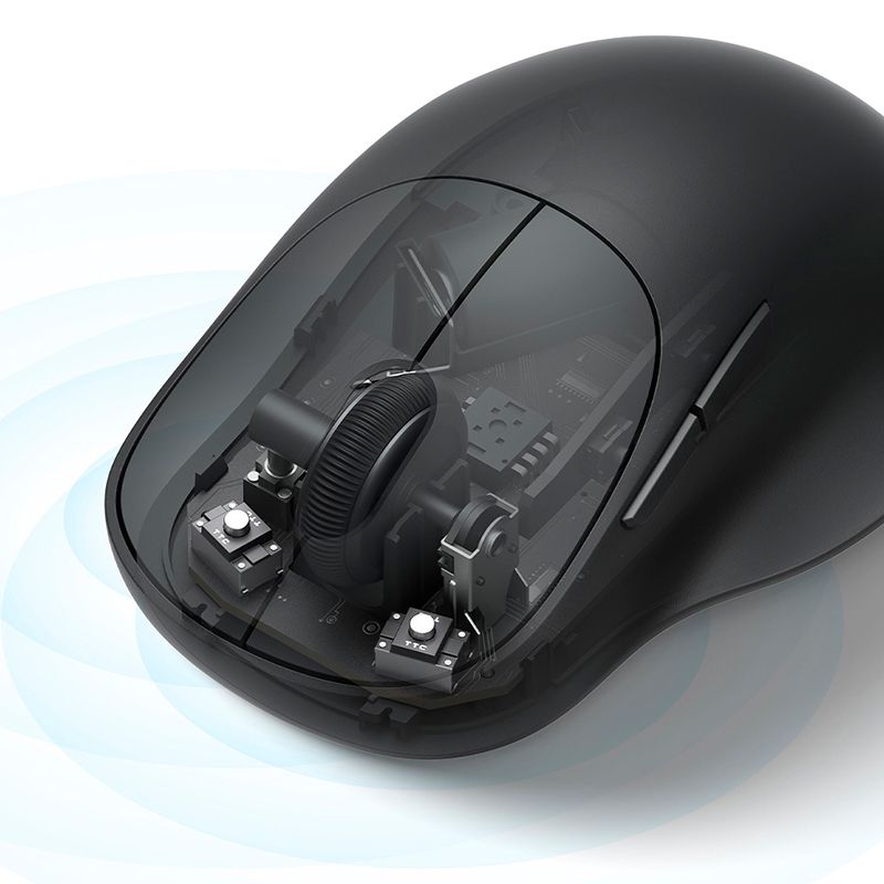 Беспроводная мышь Xiaomi Wireless Mouse 3 Color Comfort Edition (XMWXSB03EYM) Black (Черный)