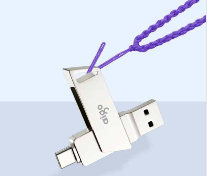Флеш-накопитель Xiaomi Aigo USB 3.1 Type-C U350 256Gb Silver (Серебристый)