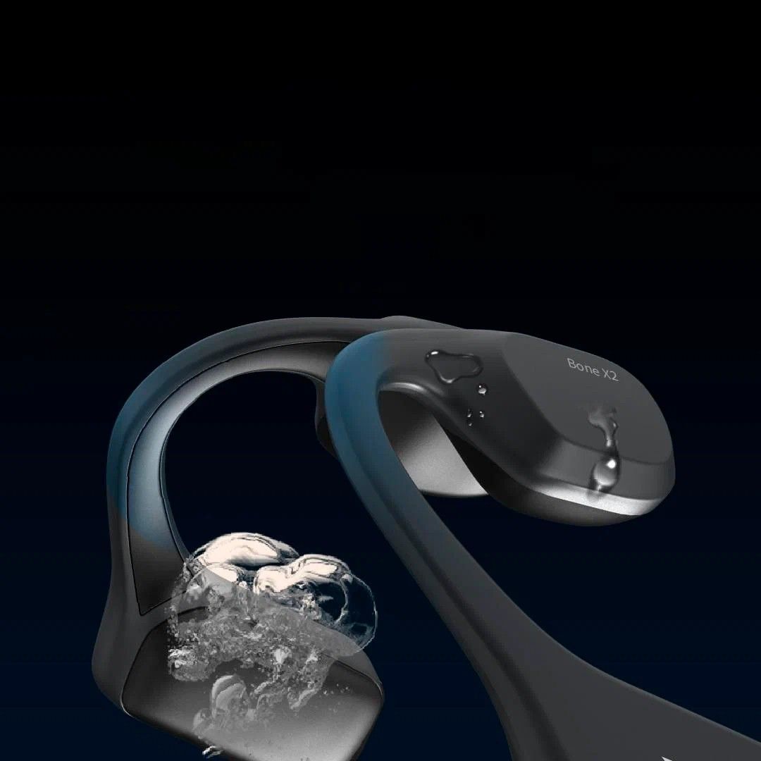 Беспроводные наушники Xiaomi CooWoo Swimming Earphones Openear Bone X2 8Gb Black (Черный)