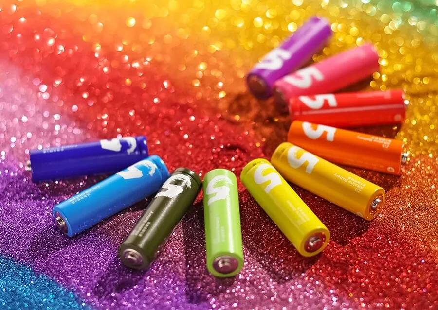 Батарейки ZMI Rainbow ZI5 тип AA 24 шт. (цветные)