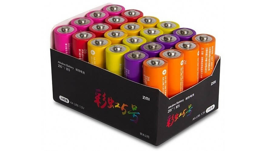 Батарейки Xiaomi Rainbow 5 AA (24 шт)