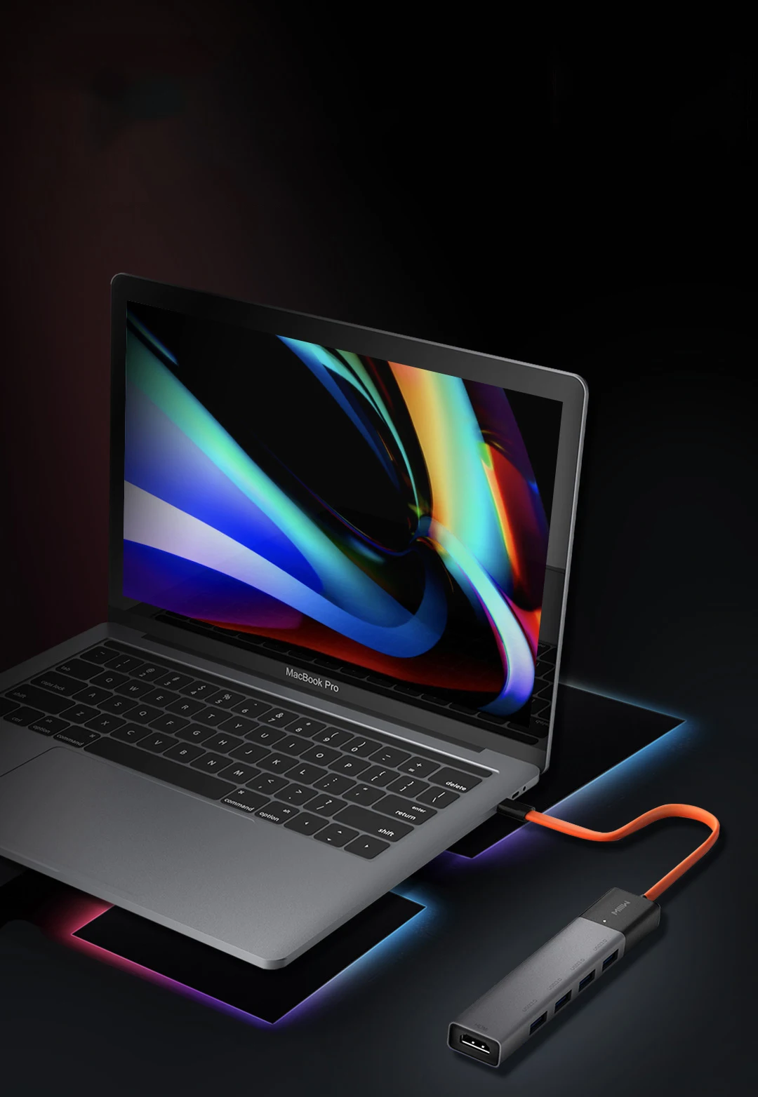 Адаптер MIIIW Type-C HUB Adapter 5 in 1 (MWCMA02) Gray (Серый)