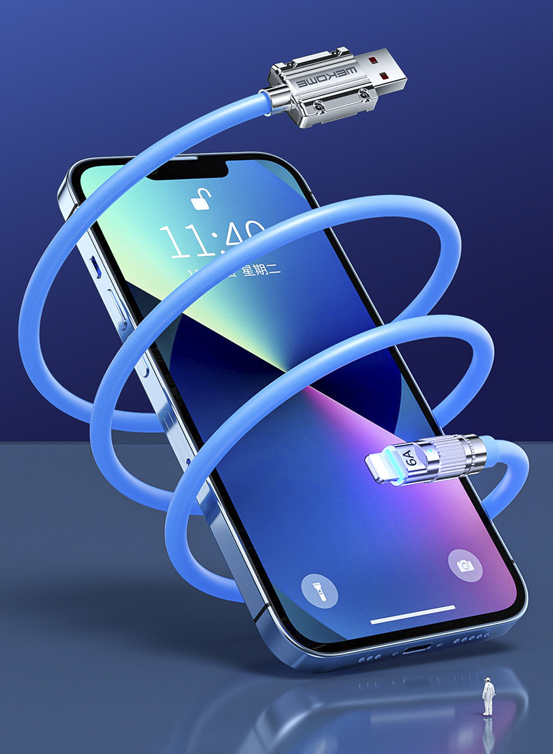 Кабель WEKOME Type-C to Apple Lightning WDC-187