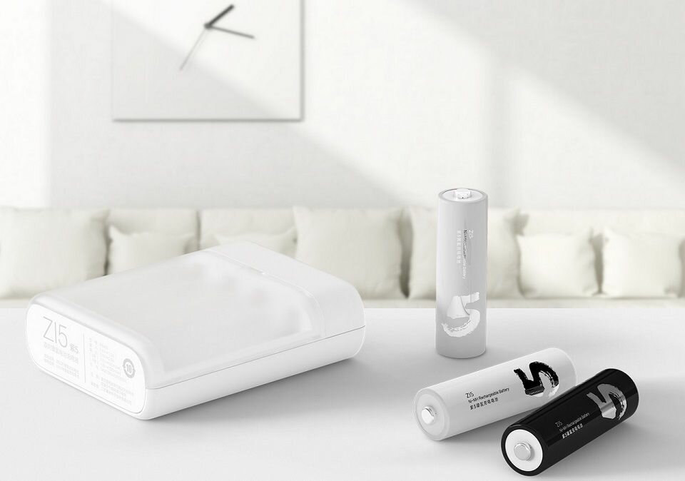 Аккумуляторные батарейки Xiaomi ZI5 Ni-MH Rechargeable Battery (HR6-AA) (4 шт.) (АА 511)