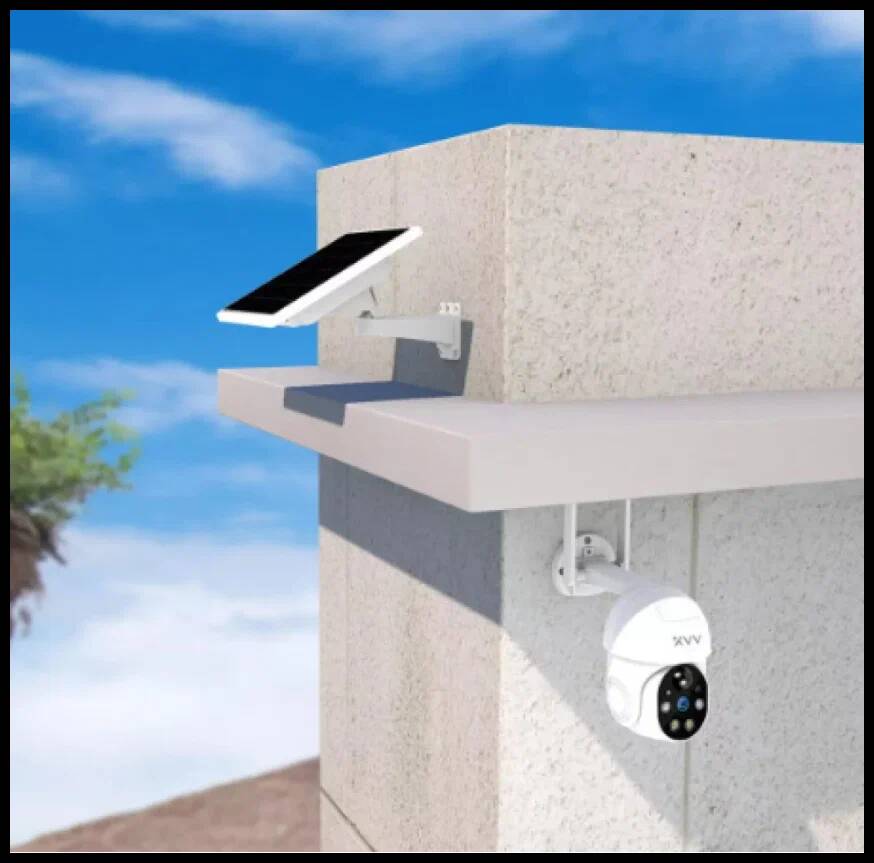 IP камера XiaoVV Solar Powered Outdoor PTZ Camera P6 Pro Wi-Fi (XVV-1120S-P6-WIFI) White (Белый) EU