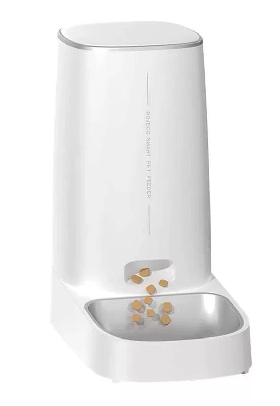 Автокормушка для животных Xiaomi Rojeco 4L Automatic Pet Feeder WIFI Version Single Bowl