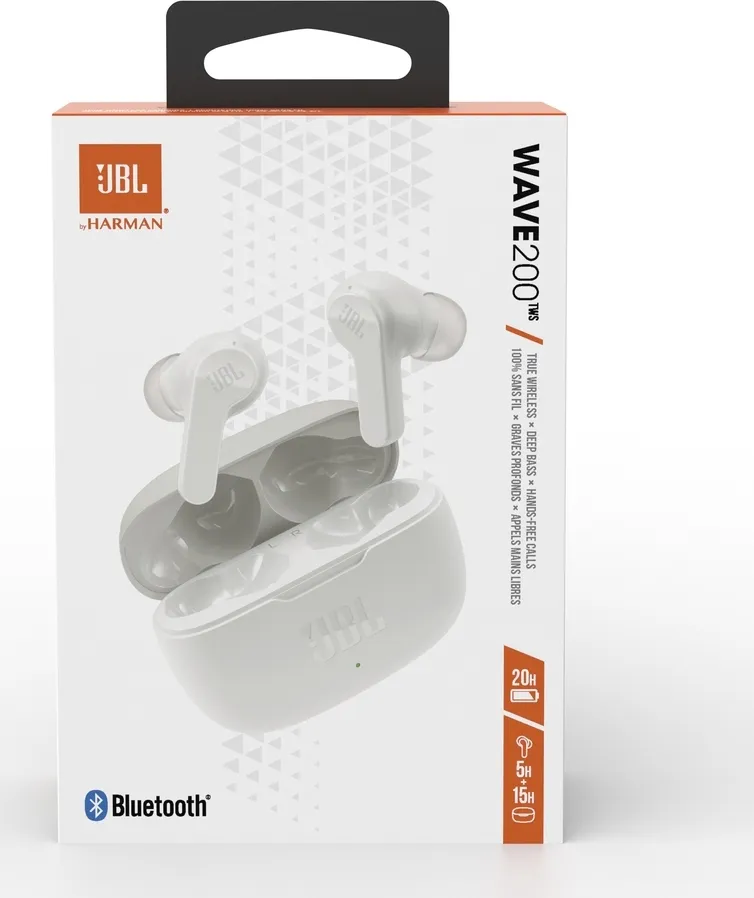 Беспроводные наушники JBL Wave 200 TWS (JBLW200TWSWHT) White (Белый) Беспроводные наушники JBL Wave 200 TWS (JBLW200TWSWHT) White (Белый)