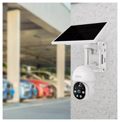 IP камера XiaoVV Solar Powered Outdoor PTZ Camera P6 Pro 4G (XVV-1120S-P6-4G) White (Белый) EU