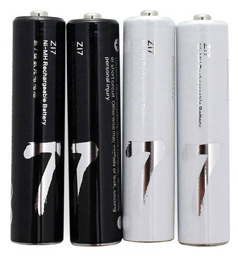 Аккумуляторные батарейки Xiaomi Rechargeable ZI7 AAA Ni-Mh 700 мА·ч (4 шт)