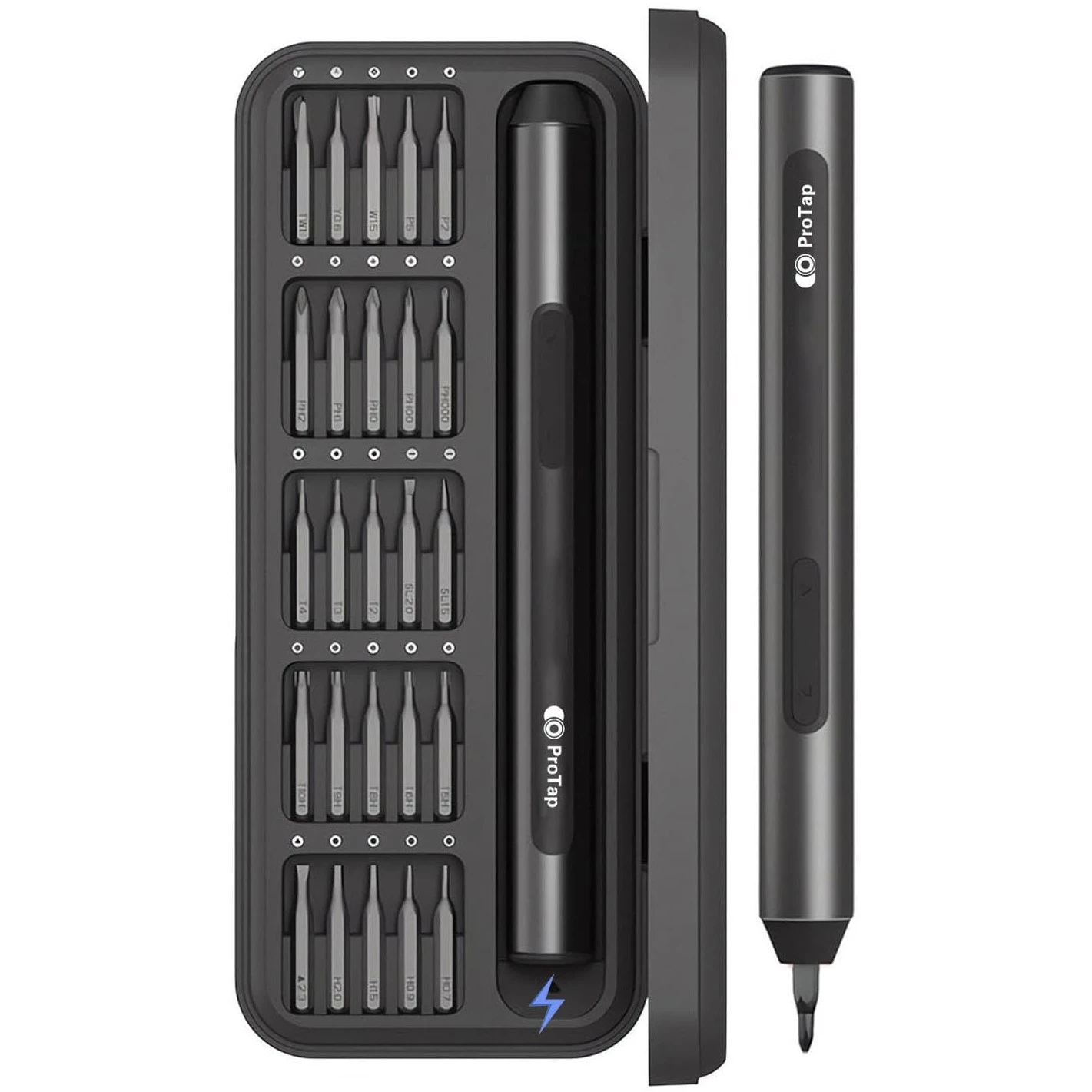 Электрическая отвертка ProTap Electric Precisoon Screwdriver Set (25 бит) PRTPES1 Black (Черный) Global Version Электрическая отвертка ProTap Electric Precisoon Screwdriver Set (25 бит) PRTPES1 Black (Черный) Global Version