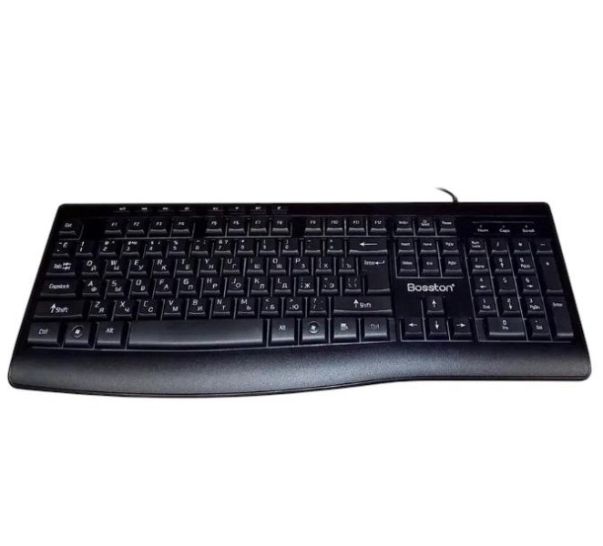 Клавиатура проводная игровая Bosston X18 (Русские буквы) Black (Черный) Клавиатура проводная игровая Bosston X18 (Русские буквы) Black (Черный)