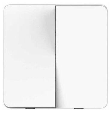 Выключатель двухклавишный Xiaomi Wireless Switch Double Button (XMWXKG01YL) White (Белый)