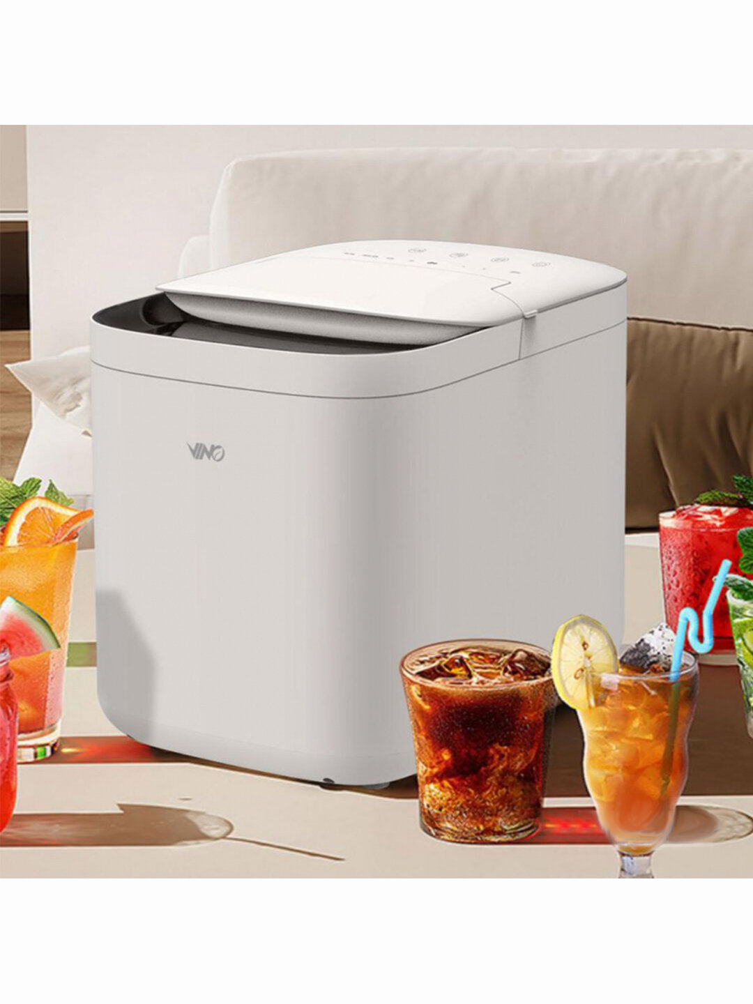 Автоматическая машина для изготовления круглого льда Xiaomi VINO Ice Machine Round Ice 15kg (VZB-15JA) White (Белый)