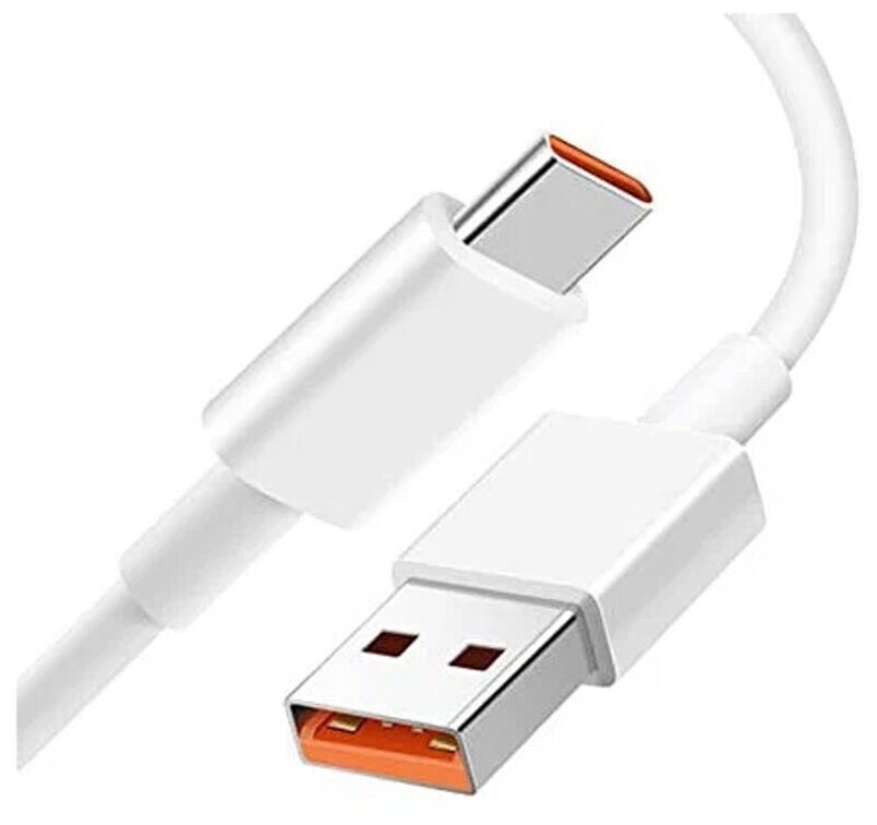 Кабель силиконовый Xiaomi USB-A to Type-C Cable 6A 2m (BHR9161CN)